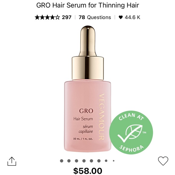Vegamour Bath & Body Vegamour Plant Based Gro Hair Serum Poshmark